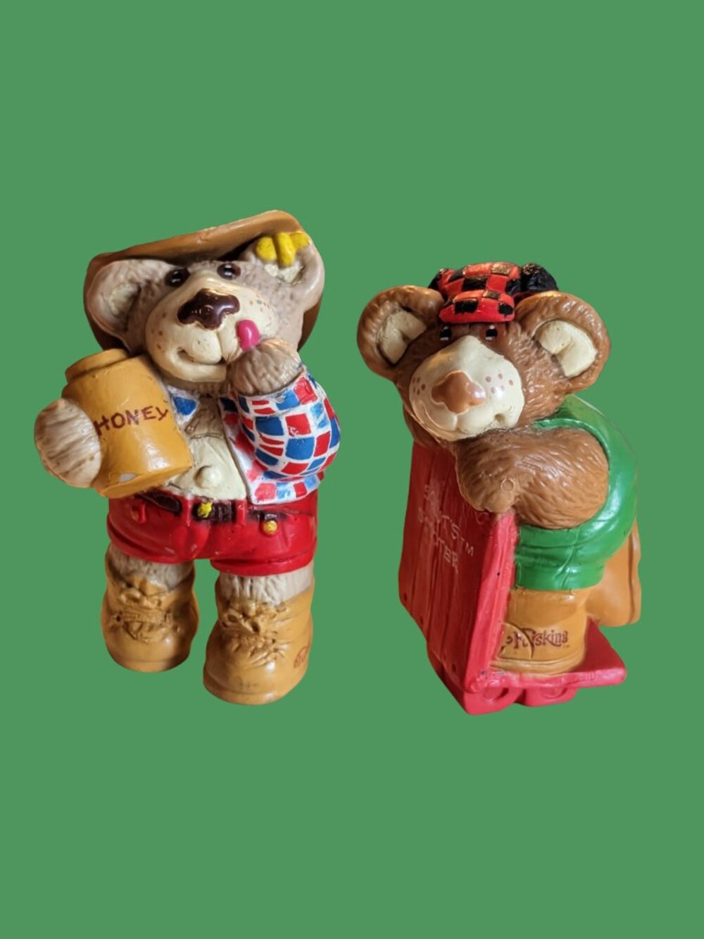 Furskins Bears 2 PVC Figures by CPK Xavier Roberts